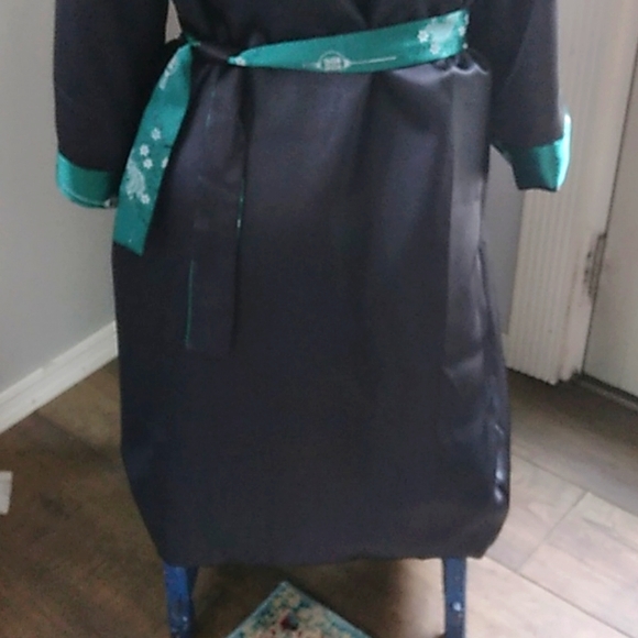 VTG EMBROIDERED DRAGON REVERSIBLE KIMONO ROBE XL - Picture 2 of 10